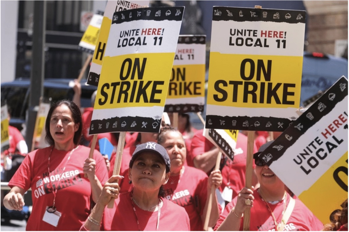 Hotel workers on strike (UNITE HERE Local 11) — Talent Disruption: Coming to a Hotel Near You, HospitalityNet